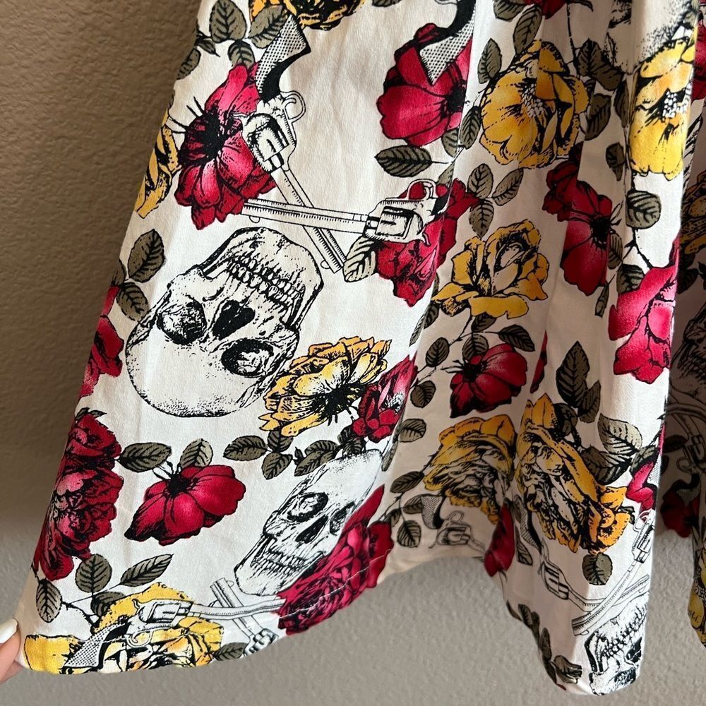 Hot Topic Skulls & Roses Mini Dress - Picture 4 of 8